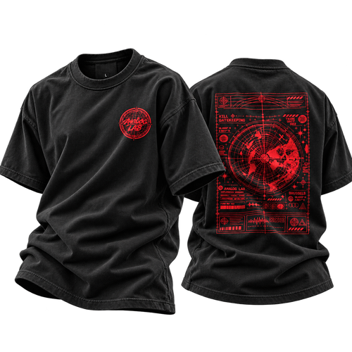 ANALOG LAB BRUSSELS OPENFORM BLK TEE SHIRT